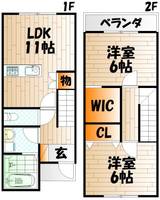 エミリア日明I棟の間取り