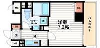 フォーチュン心斎橋EASTの間取り