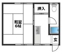 KKコーポの間取り