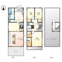 愛知県名古屋市中川区花塚町3(一戸建)の賃貸物件の間取り