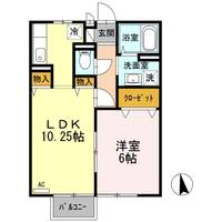 アンジェリーナ Aの間取り
