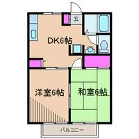 神奈川県川崎市中原区下小田中1(アパート)の賃貸物件の間取り