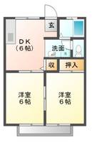 オリーブコート曙の間取り