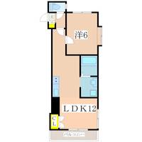 鹿児島県鹿児島市東郡元町(マンション)の賃貸物件の間取り