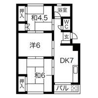 BLUE ROSE咲の間取り