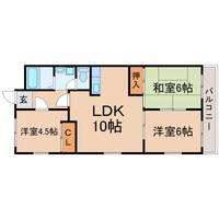 兵庫県尼崎市南武庫之荘7(マンション)の賃貸物件の間取り