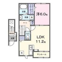 千葉県船橋市上山町2(アパート)の賃貸物件の間取り