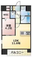 熊本県熊本市中央区上京塚町(マンション)の賃貸物件の間取り