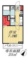 千葉県浦安市海楽1(アパート)の賃貸物件の間取り