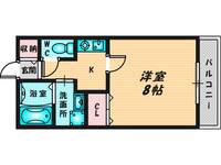 メゾンドゥ長瀬の間取り