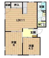 物件の間取り画像