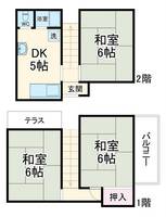 埼玉県春日部市栄町3(一戸建)の賃貸物件の間取り