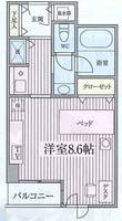 東京都杉並区上荻2(マンション)の賃貸物件の間取り