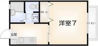 徳島県徳島市沖浜町中道(アパート)の賃貸物件の間取り