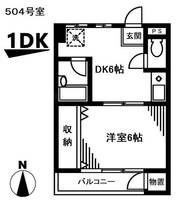 東京都北区神谷2(マンション)の賃貸物件の間取り
