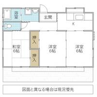 茨城県水戸市千波町(一戸建)の賃貸物件の間取り