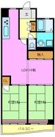 東京都墨田区立花1(マンション)の賃貸物件の間取り