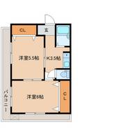 東京都江戸川区鹿骨5(マンション)の賃貸物件の間取り