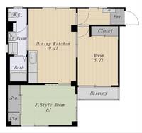 ドミール新田の間取り