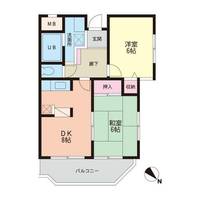 東京都足立区千住5(マンション)の賃貸物件の間取り