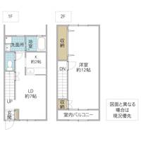 茨城県笠間市旭町(一戸建)の賃貸物件の間取り