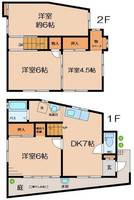 神奈川県川崎市多摩区登戸(一戸建)の賃貸物件の間取り