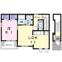 メゾン ド シュシュ ウェストの間取り