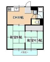 高塚コーポの間取り