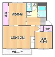 物件の間取り画像