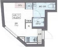 プラティーク神楽坂dualの間取り