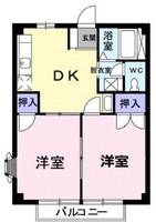 コーポサンスカイの間取り