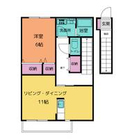 グリーンガーデンKの間取り