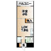 ヒットパークレジデンス三萩野の間取り