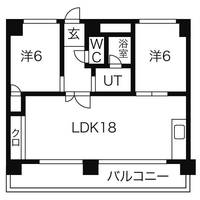 愛知県名古屋市中区新栄2(マンション)の賃貸物件の間取り