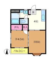 神奈川県川崎市川崎区渡田東町(マンション)の賃貸物件の間取り
