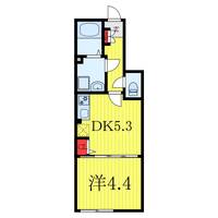 東京都北区中十条3(マンション)の賃貸物件の間取り