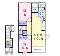 プルメリアCの間取り