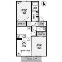 群馬県伊勢崎市宮子町(アパート)の賃貸物件の間取り