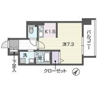 プレッソ天神の間取り