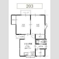 新潟県長岡市左近3(アパート)の賃貸物件の間取り