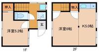 滋賀県大津市富士見台(一戸建)の賃貸物件の間取り