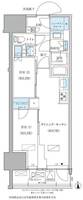東京都品川区東品川3(マンション)の賃貸物件の間取り