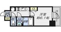 大阪府大阪市淀川区十三東1の賃貸マンションの間取り
