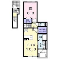 東京都稲城市東長沼(アパート)の賃貸物件の間取り