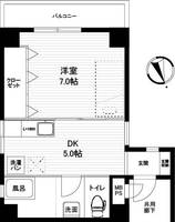 タウンヴィラ摂津の間取り