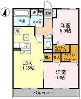 プルメリア・グレイスの間取り