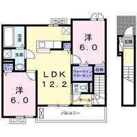 兵庫県丹波市柏原町南多田(アパート)の賃貸物件の間取り