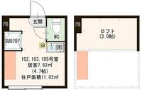 東京都練馬区旭丘2(アパート)の賃貸物件の間取り