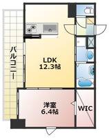 熊本県熊本市中央区通町(マンション)の賃貸物件の間取り