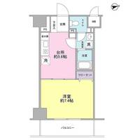 東京都中央区東日本橋2(マンション)の賃貸物件の間取り